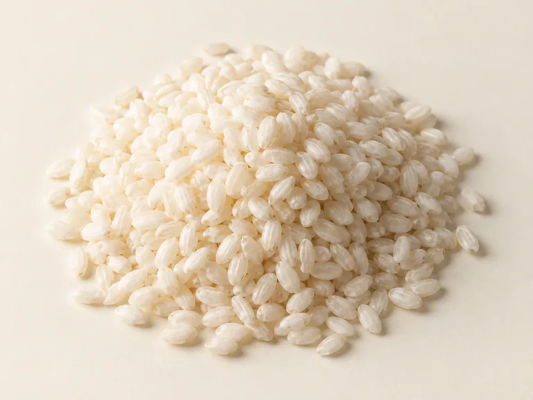Round-grain rice: illustrative rice image